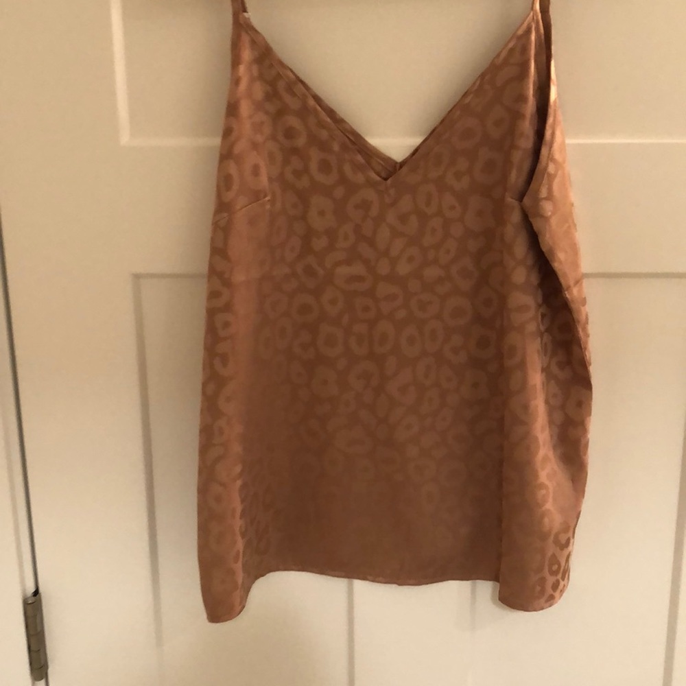 Satin tank top
